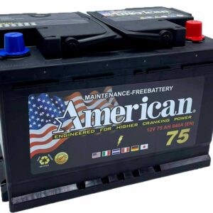 AMERICAN 75 Ah R+